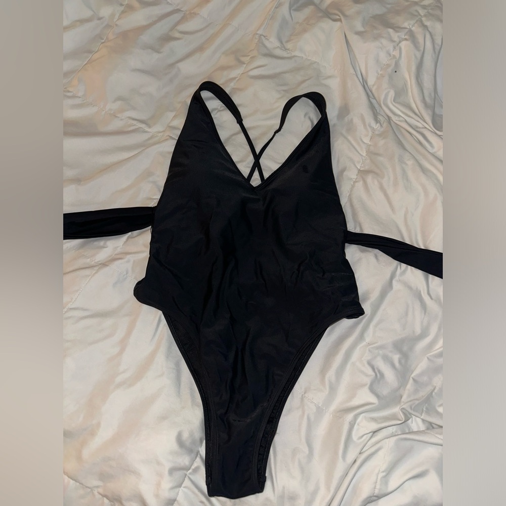 Abercrombie sexy high leg cheeky one piece swimsuit